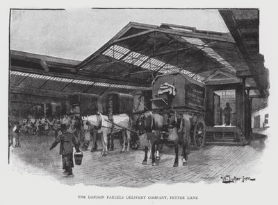 Compagnie de livraison de colis de Londres, Fetter Lane - William Luker
