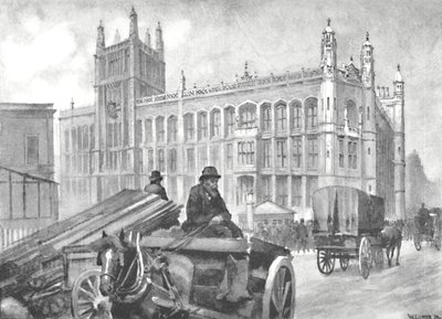 Le bureau des archives, Fetter Lane, 1891 - William Luker