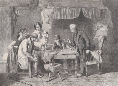 Portrait du grand-père, de Illustrated London News, 4 janvier 1862 - William Luson Thomas