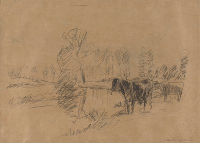 Bétail dans un paysage - William Mark Fisher