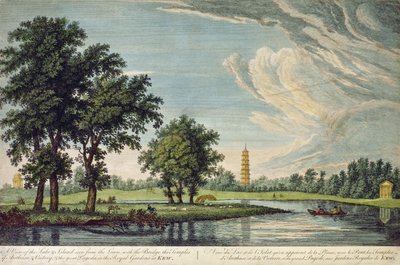 Kew, vue du lac et de l