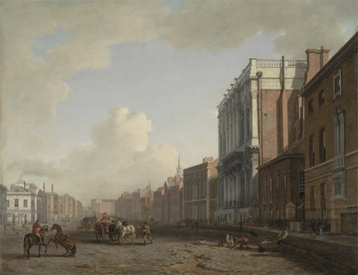 Whitehall, vue vers le nord-est - William Marlow