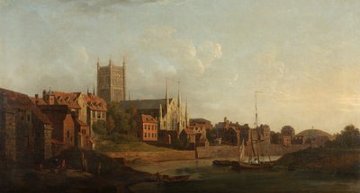 Worcester depuis la Severn - William Marlow