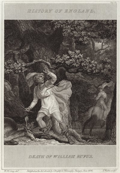 Mort de Guillaume le Roux - William Marshall Craig