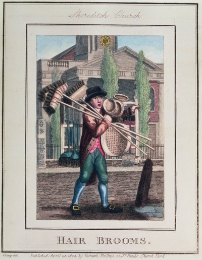 Balais en poils, Église de Shoreditch, de 