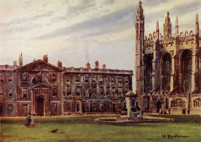 La Chapelle de Kings College et les Bâtiments des Fellows - William Matthison