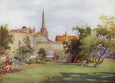 Le Mûrier de Milton dans le Jardin des Fellows, Christs College - William Matthison