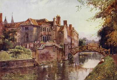 Queens College depuis le Front de la Rivière - William Matthison