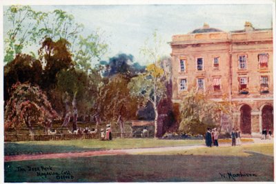 Le Parc aux cerfs, Magdalen College, Nouveaux Bâtiments - William Matthison