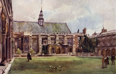 La Salle de Trinity College depuis la Cour de Nevile - William Matthison