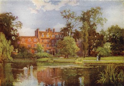 Le Lac et les Nouveaux Bâtiments, Emmanuel College - William Matthison