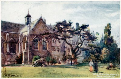 Wadham College depuis le jardin - William Matthison