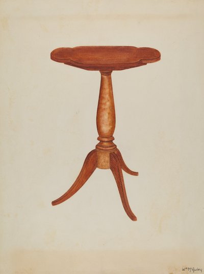 Table basculante ou table à bascule, 1937 - William McAuley