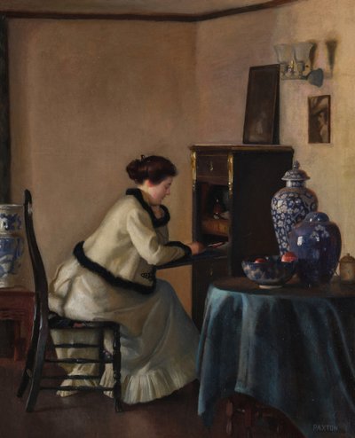 La lettre - William McGregor Paxton