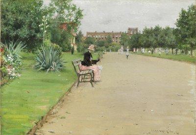 Un parc de la ville, vers 1887 - William Merritt Chase