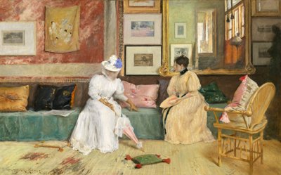 Une visite amicale - William Merritt Chase