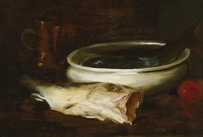 Poissons et nature morte - William Merritt Chase