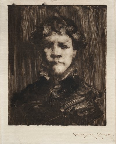 Tête de garçon - William Merritt Chase