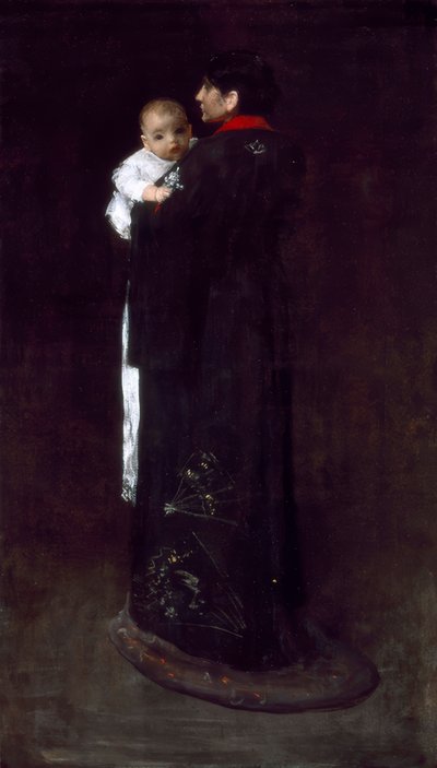 Mère et enfant - William Merritt Chase