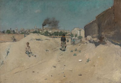 En périphérie de Madrid - William Merritt Chase
