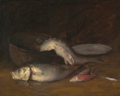 Nature morte avec poisson, c.1910 - William Merritt Chase