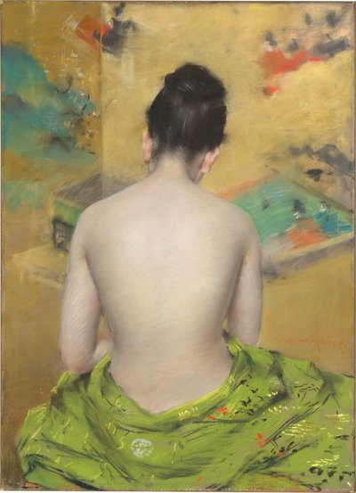 Étude de couleur chair et or - William Merritt Chase