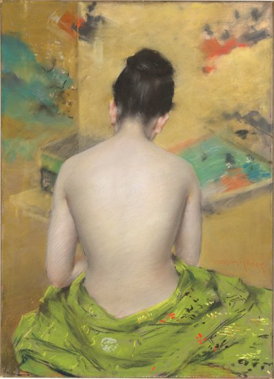 Étude de couleur chair et or - William Merritt Chase
