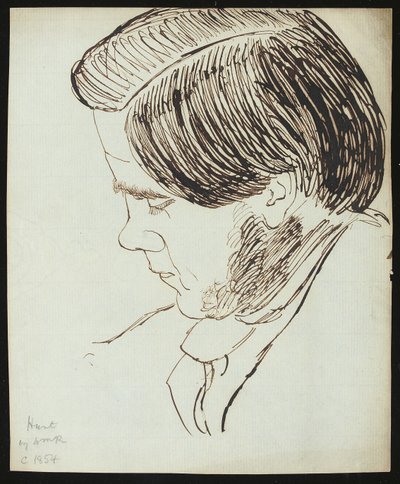 Portrait de William Holman Hunt - William Michael Rossetti