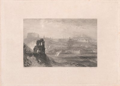 Édimbourg depuis la chapelle Saint-Antoine - William Miller