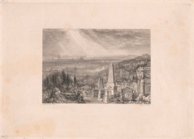 Paris depuis Père-Lachaise - William Miller