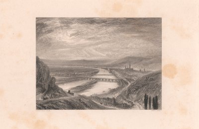 Rouen, depuis la colline Sainte-Catherine - William Miller