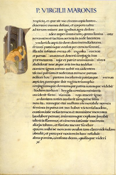 Hélène se cachant dans le Temple de Vesta, page 50 de l