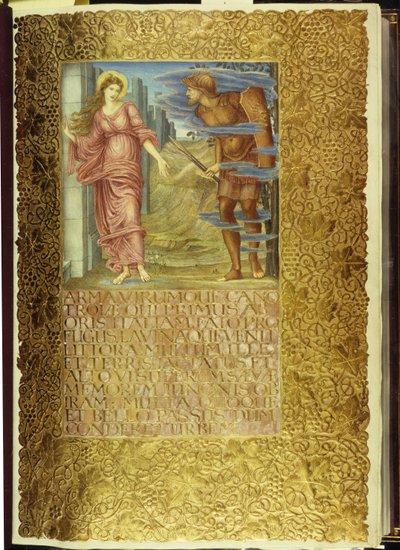 Vénus et Énée, ouverture du Livre I de l