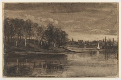 Paysage - Scène de lac - William Morris Hunt