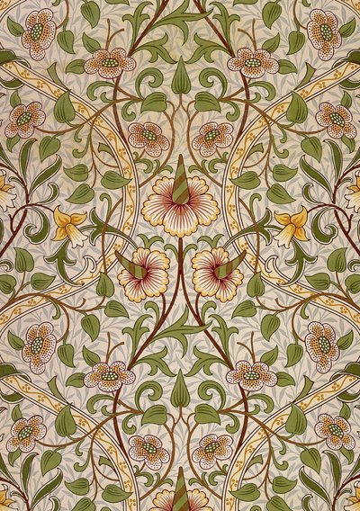 Tissu décoratif, 1876-1890 - William Morris Tapestry Works