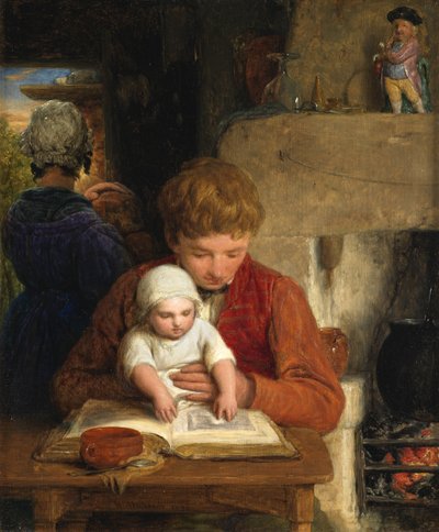 Bonheur rustique, ou Père et enfant, 1828 - William Mulready