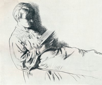 Dessin en sanguine - William Newenham Montague Orpen