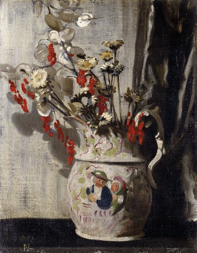 Un vase avec des lunaires - William Nicholson