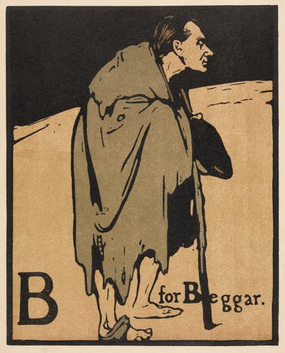 Un Alphabet : B pour Mendiant - William Nicholson