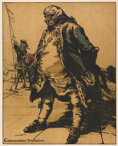 Personnages de Romance : Commodore Trunnion - William Nicholson