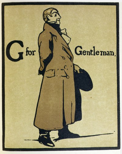 G pour Gentleman, illustration de 