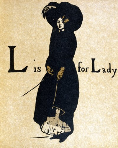 L pour Lady, illustration de 