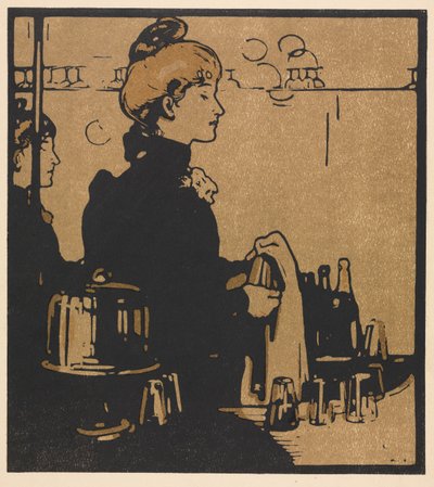 Types de Londres : Barmaid - William Nicholson