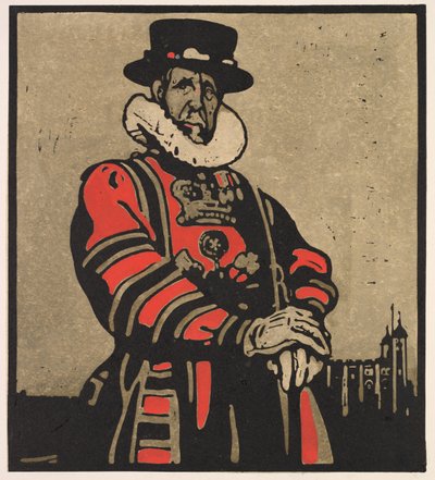 Types de Londres : Beefeater - William Nicholson
