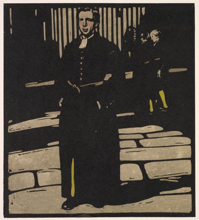 Types de Londres : Garçon en uniforme bleu - William Nicholson