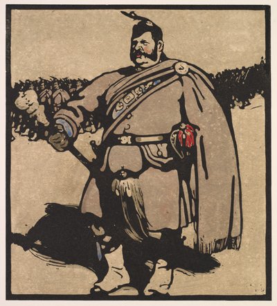 Types de Londres : Tambour-major - William Nicholson