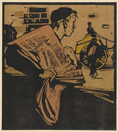 Types de Londres : Garçon de Journal - William Nicholson