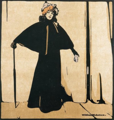 Portrait de Sarah Bernhardt - William Nicholson