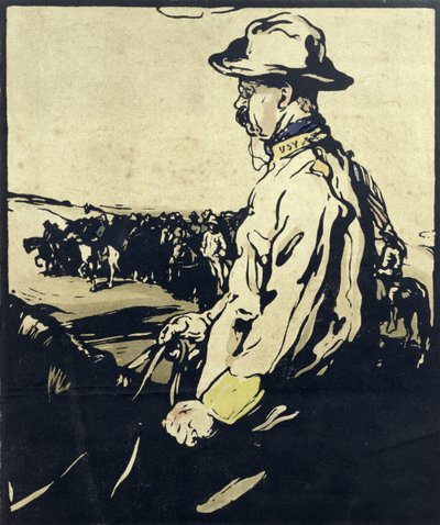 Président Theodore Roosevelt, illustration de 
