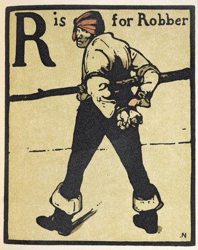 R pour Voleur, illustration de 